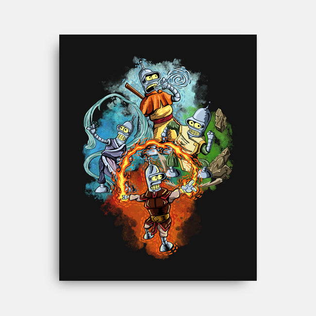 Elemental Bender-None-Stretched-Canvas-nickzzarto