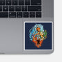 Elemental Bender-None-Glossy-Sticker-nickzzarto