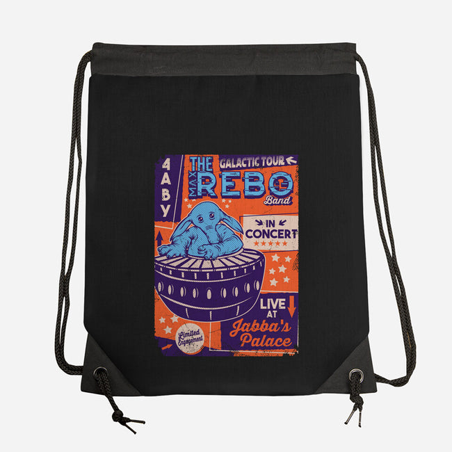 Max Rebo Live-None-Drawstring-Bag-CarloJ1956