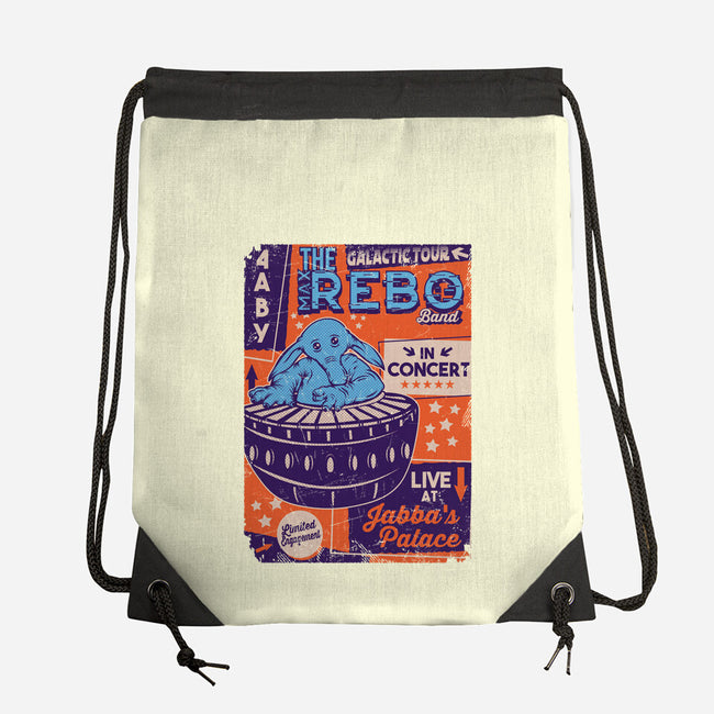 Max Rebo Live-None-Drawstring-Bag-CarloJ1956