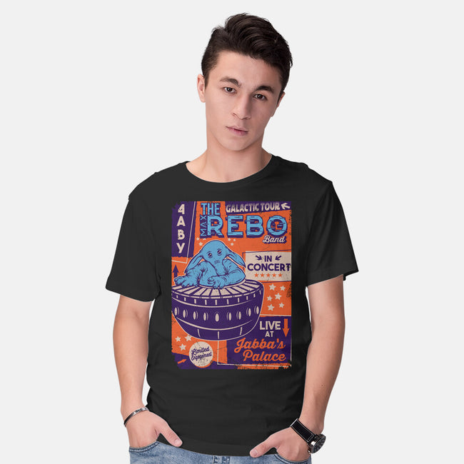 Max Rebo Live-Mens-Basic-Tee-CarloJ1956