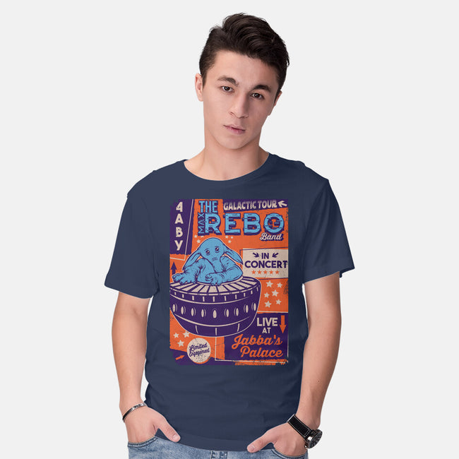 Max Rebo Live-Mens-Basic-Tee-CarloJ1956