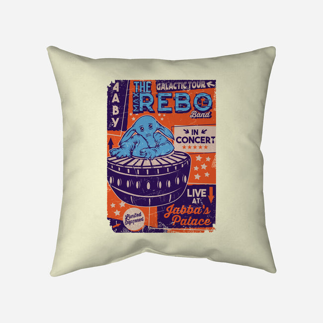 Max Rebo Live-None-Removable Cover w Insert-Throw Pillow-CarloJ1956
