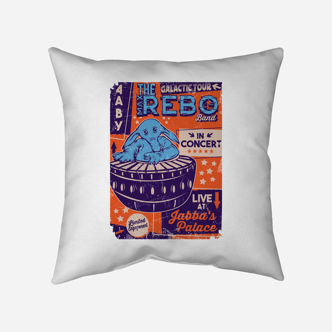 Max Rebo Live-None-Removable Cover w Insert-Throw Pillow-CarloJ1956