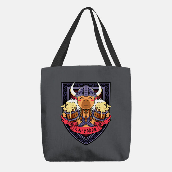 Capybeer-None-Basic Tote-Bag-spoilerinc