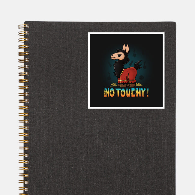No Touchy-None-Glossy-Sticker-Vallina84