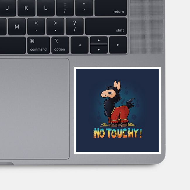 No Touchy-None-Glossy-Sticker-Vallina84
