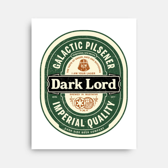 Dark Lord Pilsener-None-Stretched-Canvas-retrodivision