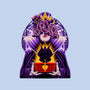 Dark Queen Flower Face-None-Drawstring-Bag-rmatix