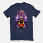 Dark Queen Flower Face-Unisex-Basic-Tee-rmatix