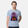 Dark Queen Flower Face-Mens-Premium-Tee-rmatix