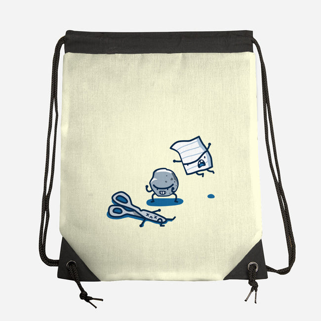 Rock Paper Scissors-None-Drawstring-Bag-demonigote
