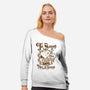 Hamlet Puppy-Womens-Off Shoulder-Sweatshirt-demonigote