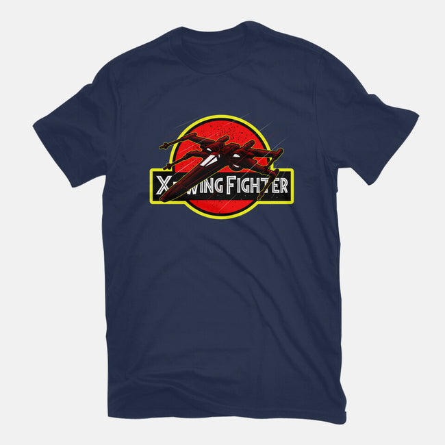 X-Wing Park-Unisex-Basic-Tee-Astrobot Invention