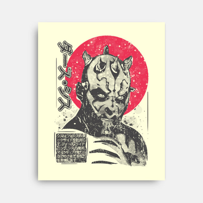 Darth Maul Sumi-e-None-Stretched-Canvas-turborat14