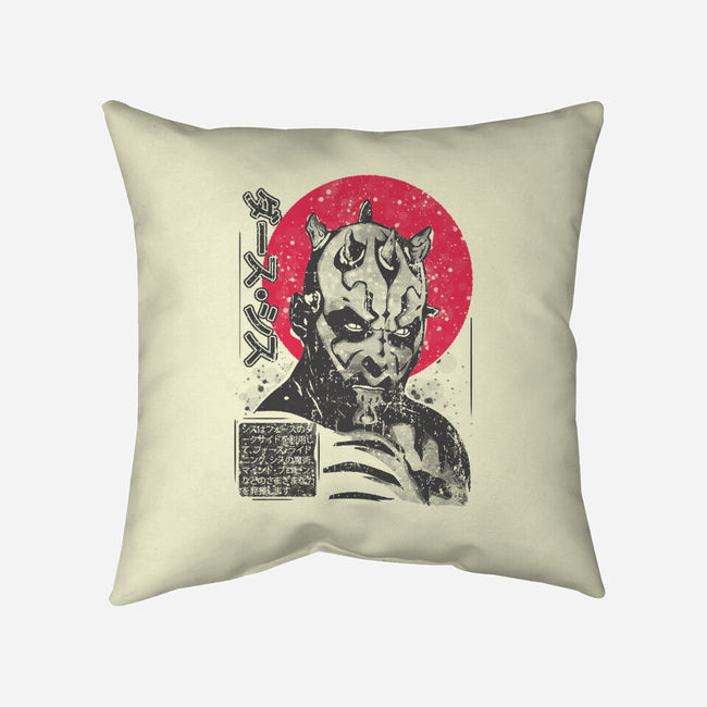 Darth Maul Sumi-e-None-Removable Cover w Insert-Throw Pillow-turborat14