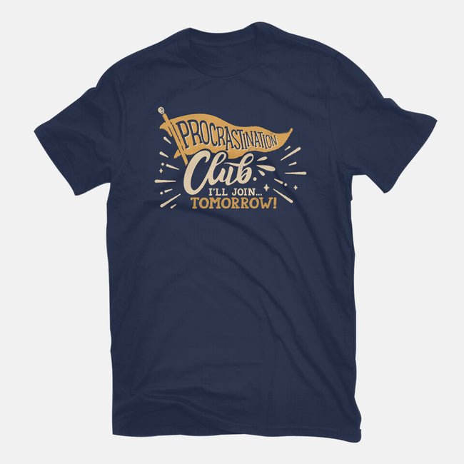 Procrastination Club-Womens-Basic-Tee-Estudio Horta