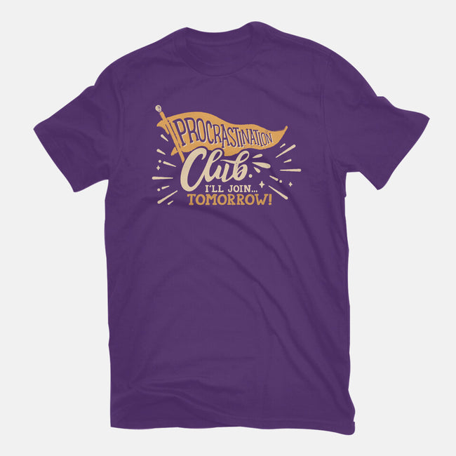 Procrastination Club-Womens-Basic-Tee-Estudio Horta