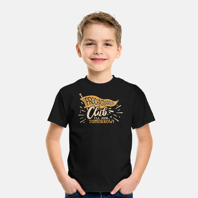 Procrastination Club-Youth-Basic-Tee-Estudio Horta