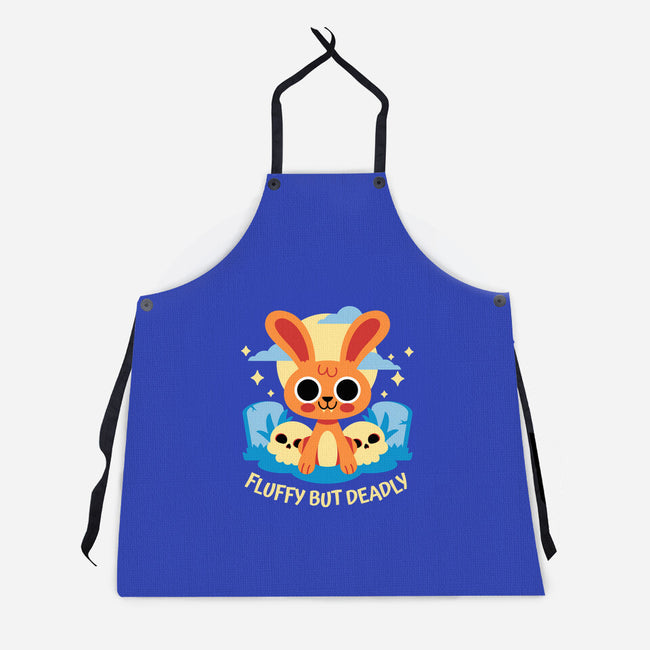 Fluffy But Deadly-Unisex-Kitchen-Apron-FunkVampire