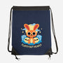 Fluffy But Deadly-None-Drawstring-Bag-FunkVampire