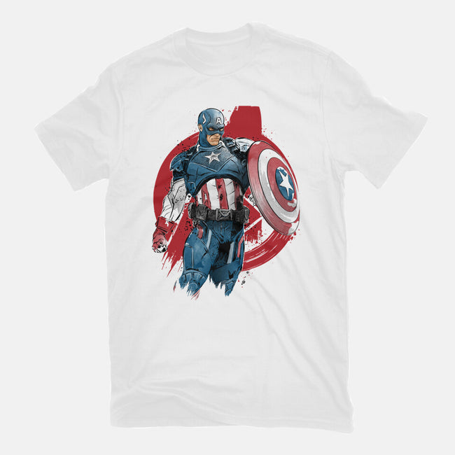 The First Avenger-Mens-Basic-Tee-DrMonekers