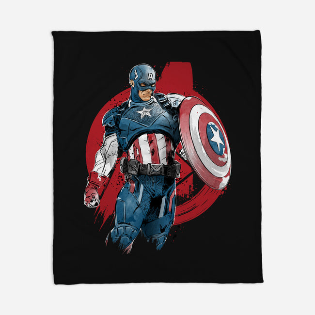 The First Avenger-None-Fleece-Blanket-DrMonekers