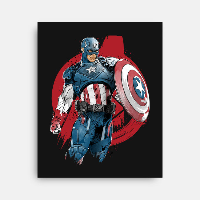 The First Avenger-None-Stretched-Canvas-DrMonekers