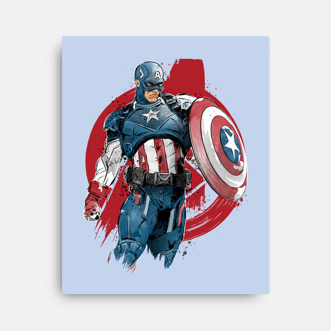 The First Avenger-None-Stretched-Canvas-DrMonekers