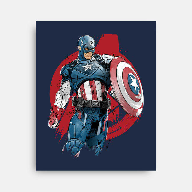 The First Avenger-None-Stretched-Canvas-DrMonekers