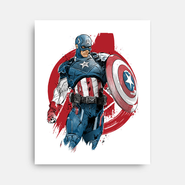 The First Avenger-None-Stretched-Canvas-DrMonekers
