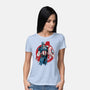 The First Avenger-Womens-Basic-Tee-DrMonekers