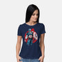 The First Avenger-Womens-Basic-Tee-DrMonekers