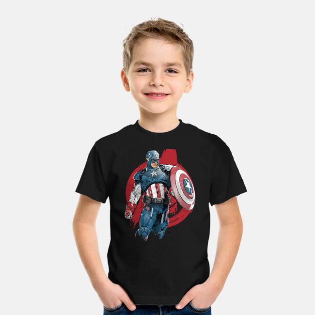 The First Avenger-Youth-Basic-Tee-DrMonekers