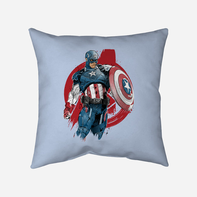 The First Avenger-None-Removable Cover w Insert-Throw Pillow-DrMonekers