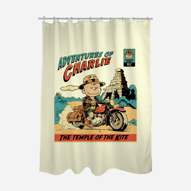 Adventures Of Charlie-None-Polyester-Shower Curtain-P1yu5h