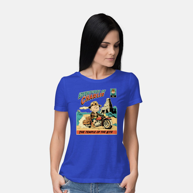 Adventures Of Charlie-Womens-Basic-Tee-P1yu5h