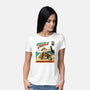 Adventures Of Charlie-Womens-Basic-Tee-P1yu5h