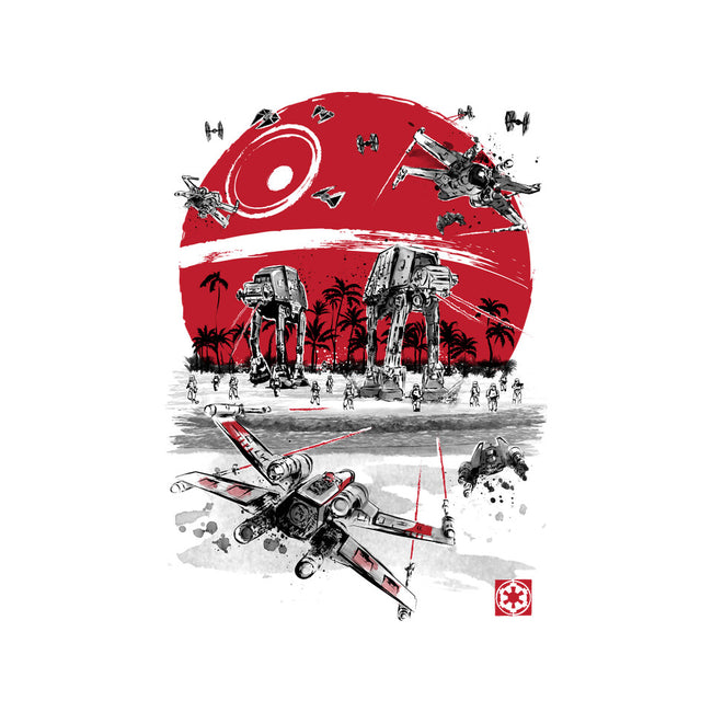 Battle On The Beach-None-Stretched-Canvas-DrMonekers