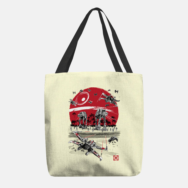 Battle On The Beach-None-Basic Tote-Bag-DrMonekers