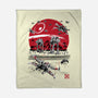Battle On The Beach-None-Fleece-Blanket-DrMonekers