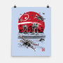Battle On The Beach-None-Matte-Poster-DrMonekers
