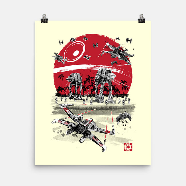 Battle On The Beach-None-Matte-Poster-DrMonekers