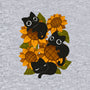 Sunflowers And Black Kitties-Unisex-Basic-Tee-ricolaa