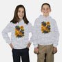 Sunflowers And Black Kitties-Youth-Pullover-Sweatshirt-ricolaa