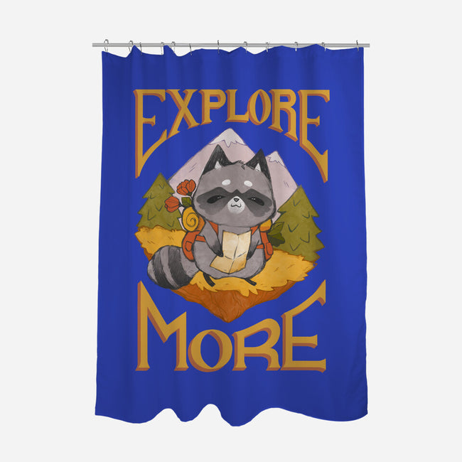 Explore More-None-Polyester-Shower Curtain-ricolaa