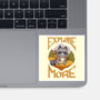 Explore More-None-Glossy-Sticker-ricolaa