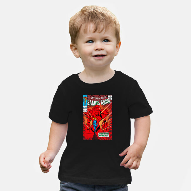 Samus No More-Baby-Basic-Tee-demonigote