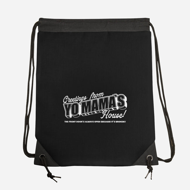 Greeting Mama House-None-Drawstring-Bag-Studio Mootant