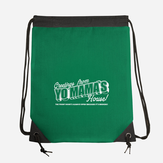 Greeting Mama House-None-Drawstring-Bag-Studio Mootant